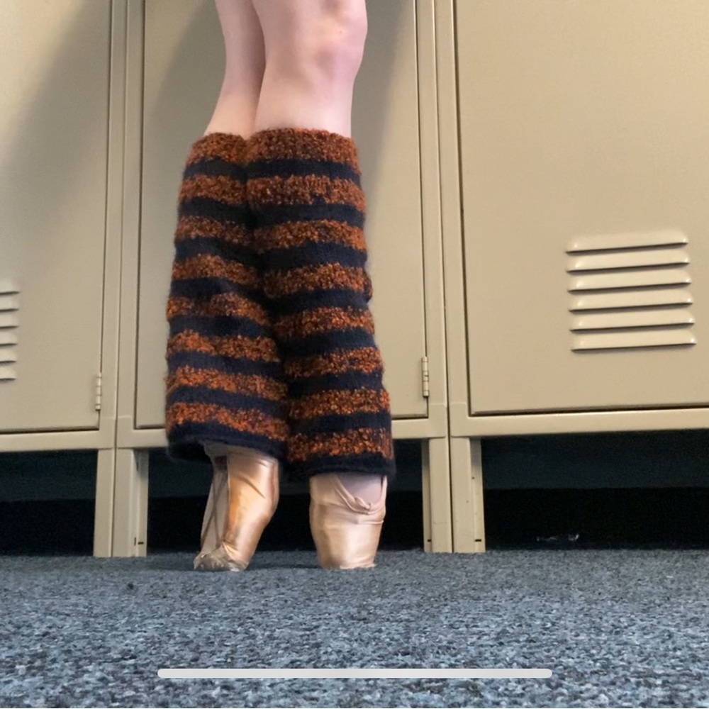 hand knit ballet legwarmers